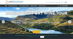 Desktop Screenshot of ecotoursportugal.com